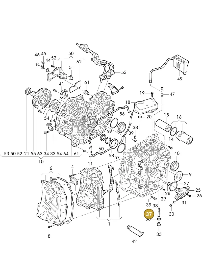 0DD321363 — Volkswagen Tayron (2018-) diagram 432321063, position 37