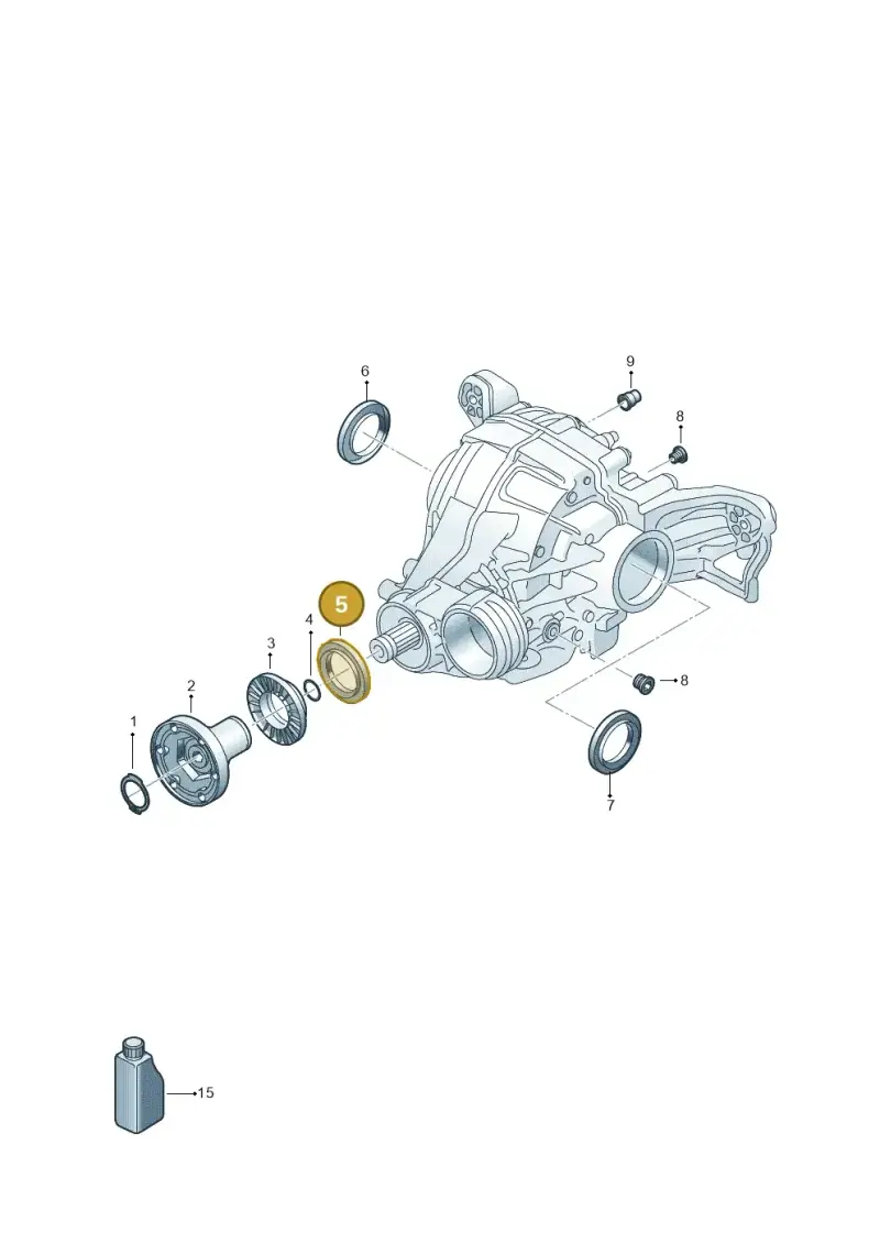 0DG525596 — Volkswagen Touareg (2017-2023) diagram 439525110, position 5