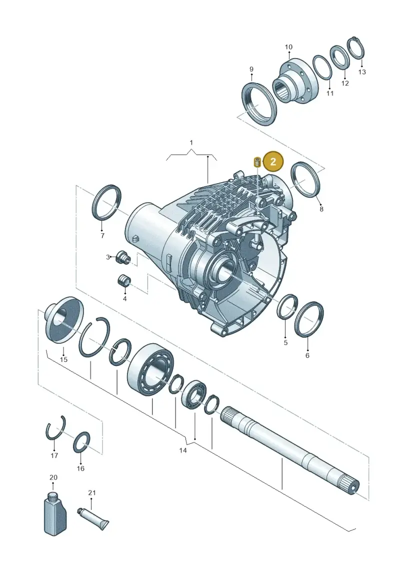 0DJ301485 — Volkswagen Transport. multivan (2019-2024) diagram 806409000, position 2