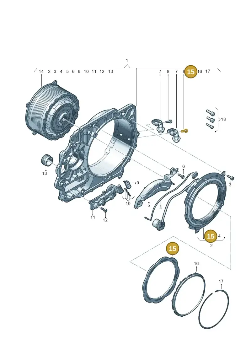 0EC907396 — Volkswagen Golf 2.0 (2016-2020) diagram 745321680, position 15