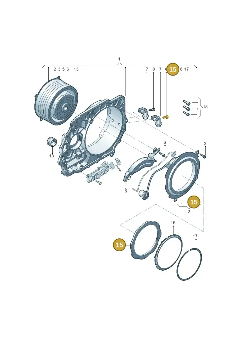 0EC907396 — Volkswagen Tayron (2018-) diagram 808901000, position 15