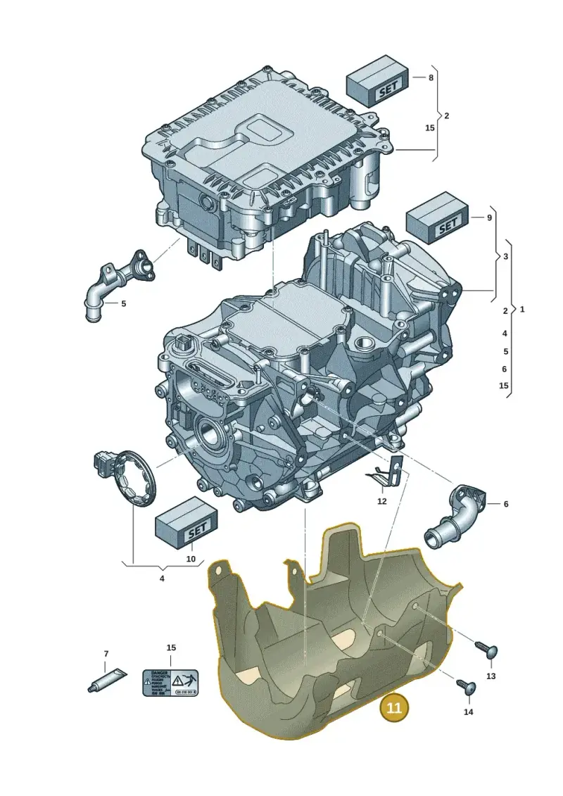 0EJ907304 — Volkswagen ID.4 Pro (2020-2023) diagram 11a901000, position 11