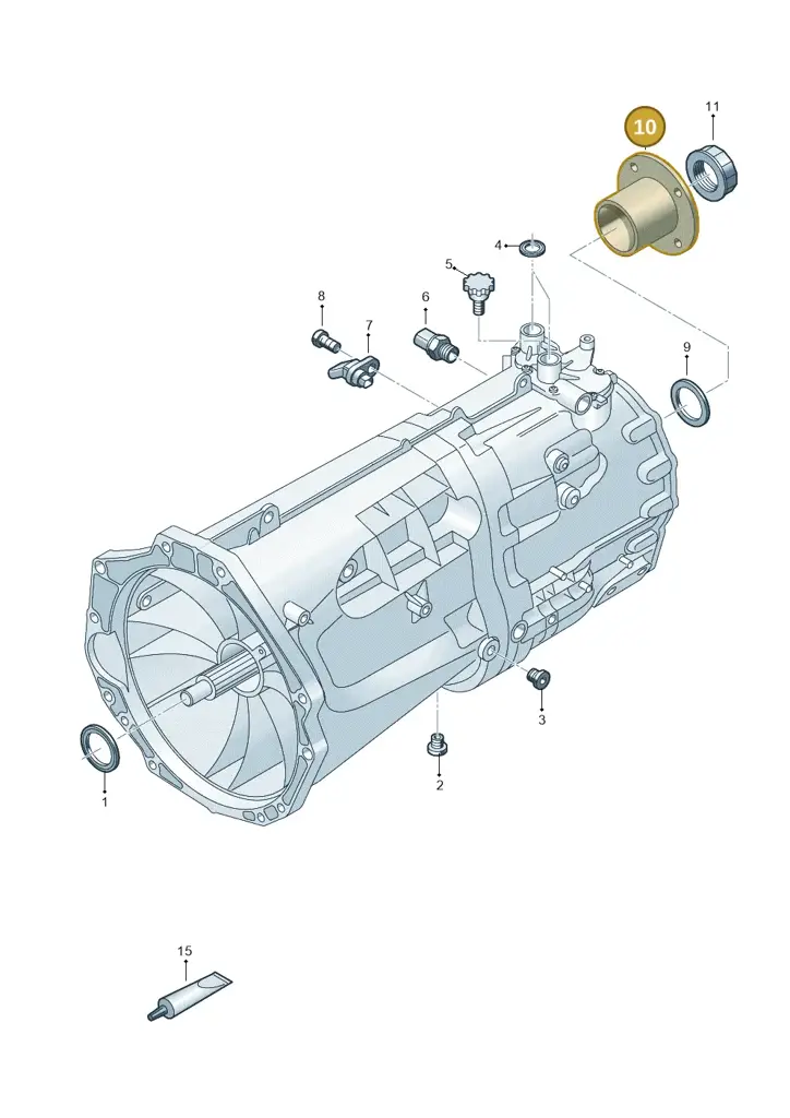 0F6311809A — Volkswagen Amarok twin cab (2016-2022) diagram 894301220, position 10