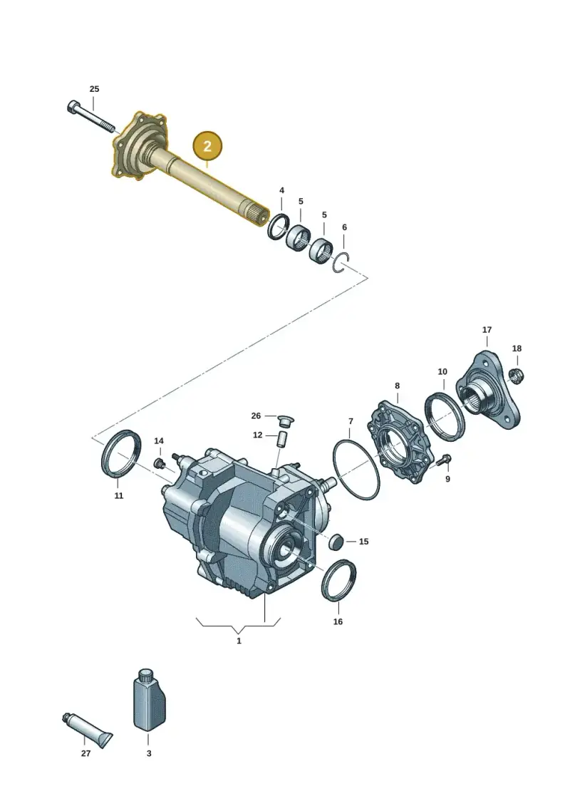 0FN409356A — Volkswagen Golf 2.0 BlueMotion (2019-2024) diagram 409053041, position 2