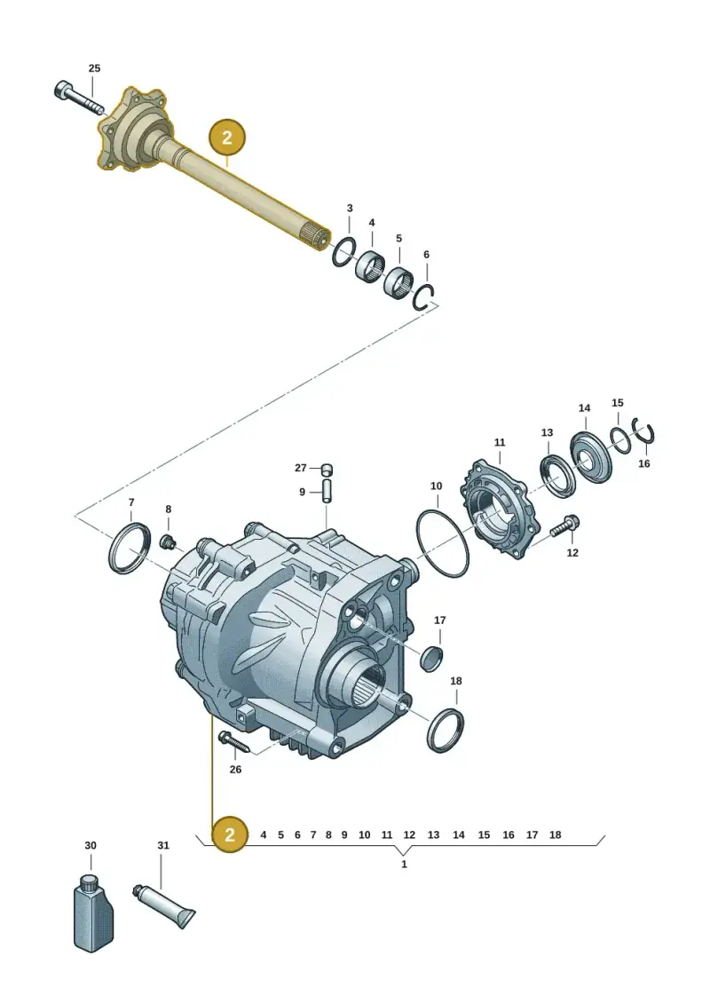 0FN409356A — Volkswagen Tiguan 2.0 (2023-) diagram 57x409590, position 2