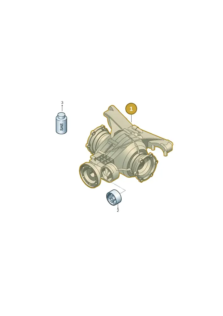 0G2500043B — Audi Q8 (2018-2025) diagram 859500100, position 1