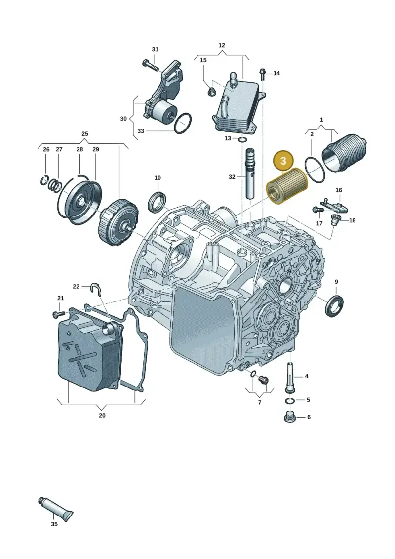 0GC325183D — Volkswagen Caddy Maxi Kombi (2020-2024) diagram 813300602, position 3