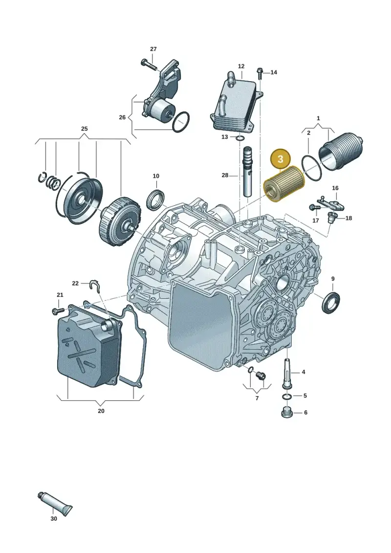 0GC325183D — Volkswagen Tiguan 2.0 4Motion (2017-2024) diagram 827300655, position 3