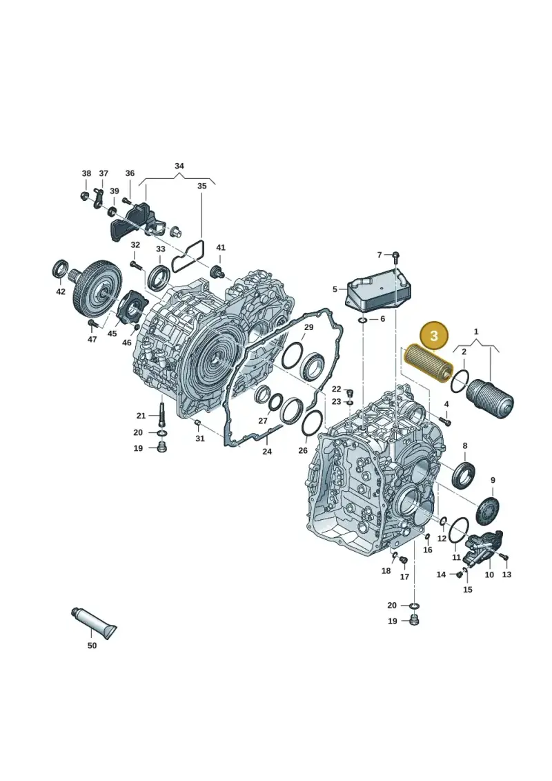 0GC325183D — Volkswagen Golf 2.0 BlueMotion (2019-2024) diagram 827300703, position 3