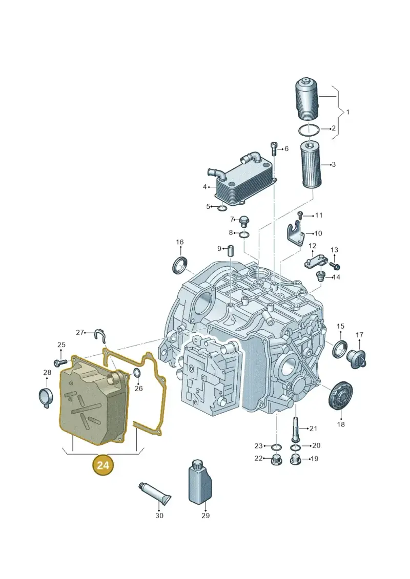 0GC325201L — Volkswagen Sharan BlueMotion (2015-2022) diagram 828380020, position 24