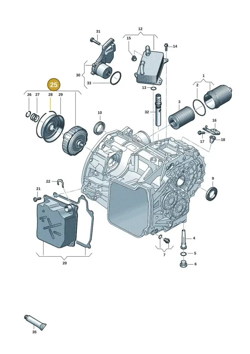 0GC398029B — Volkswagen Golf (2019-2025) diagram 813300602, position 25