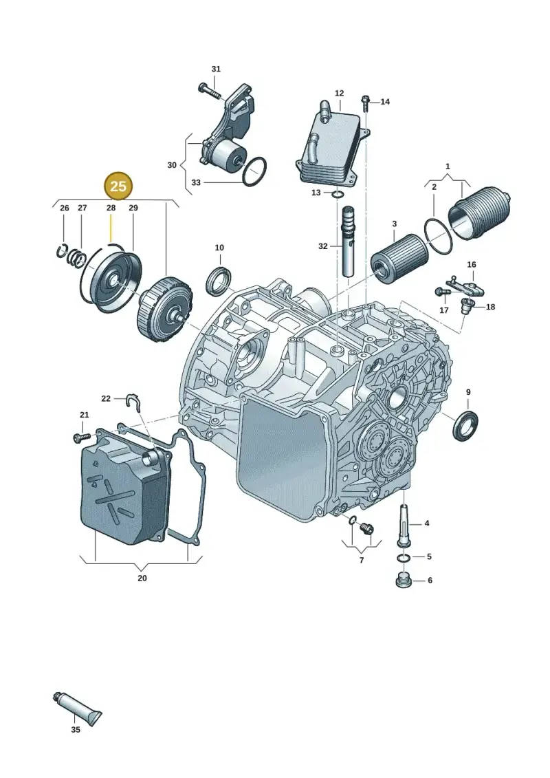 0GC398029B — Skoda Octavia (2019-2022) diagram 827300657, position 25