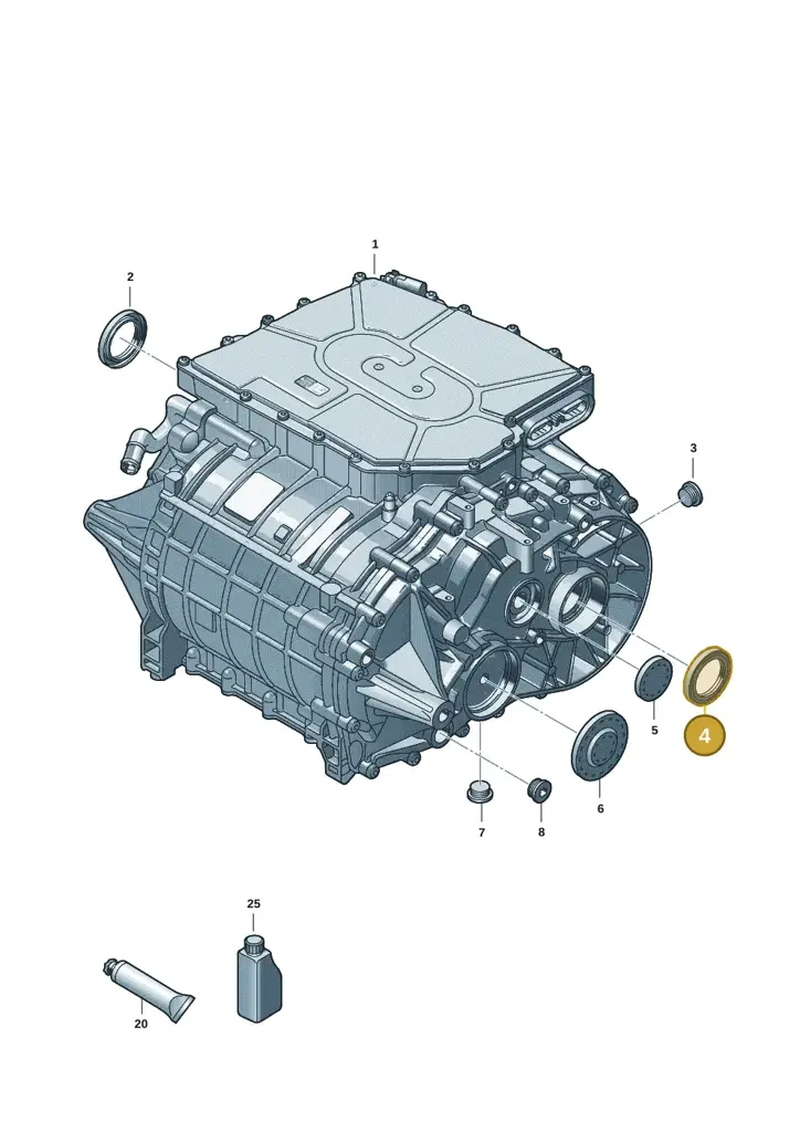 0MP409189B — Volkswagen ID.7 Limousine Pro (2023-) diagram 14b300080, position 4