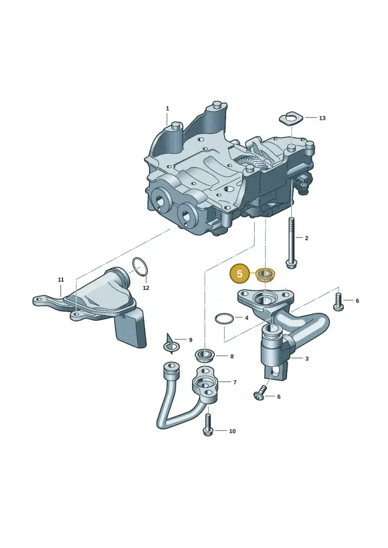 0XW103121A — Volkswagen Amarok twin cab (2022-) diagram 2hb115002, position 5