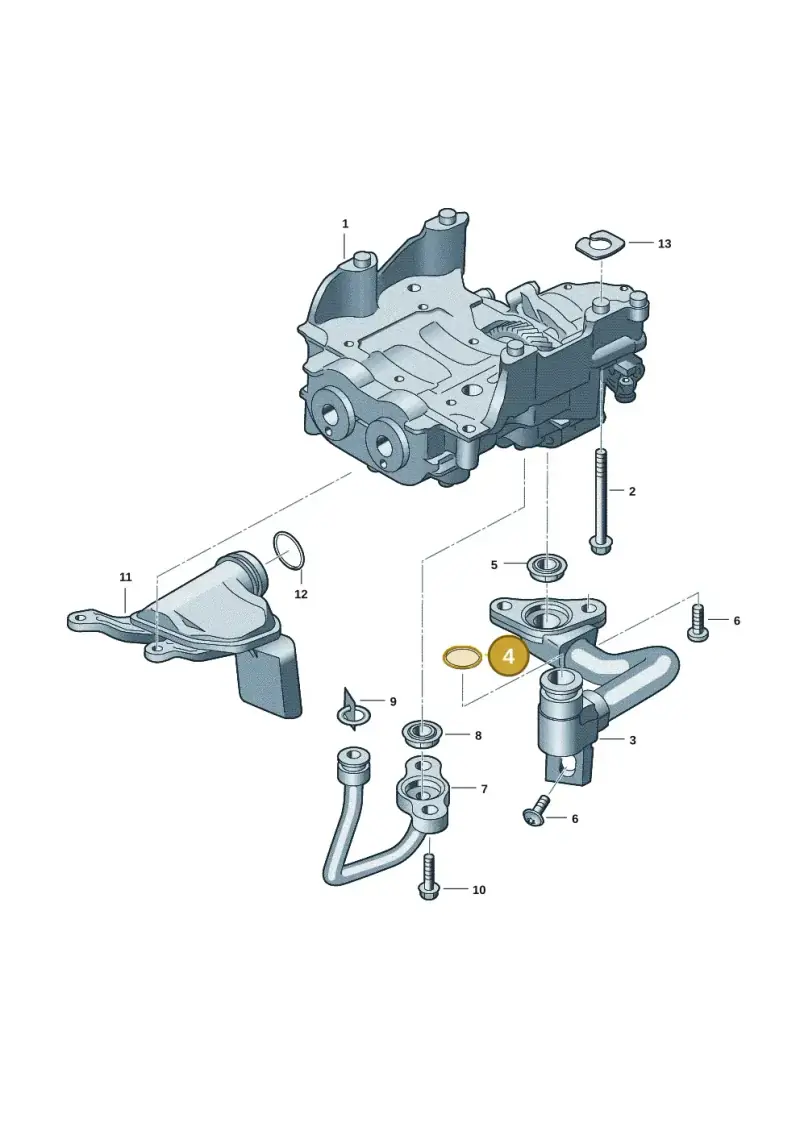 0XW103121 — Volkswagen Amarok twin cab (2022-) diagram 2hb115002, position 4