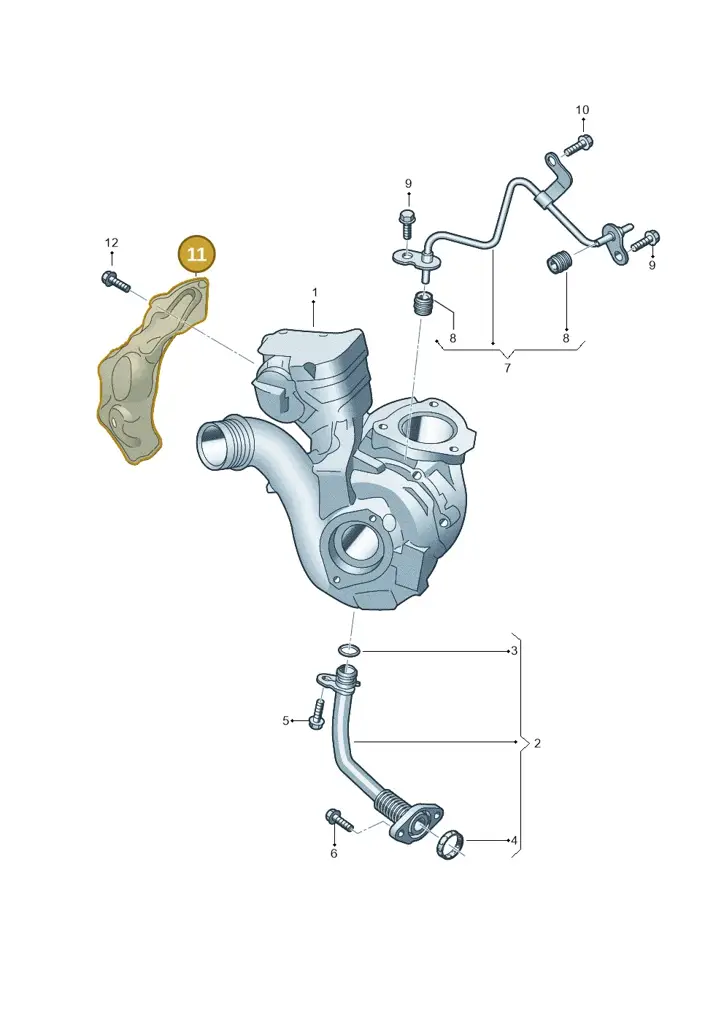 0XW253041C — Volkswagen Amarok twin cab (2022-) diagram 2hb145351, position 11