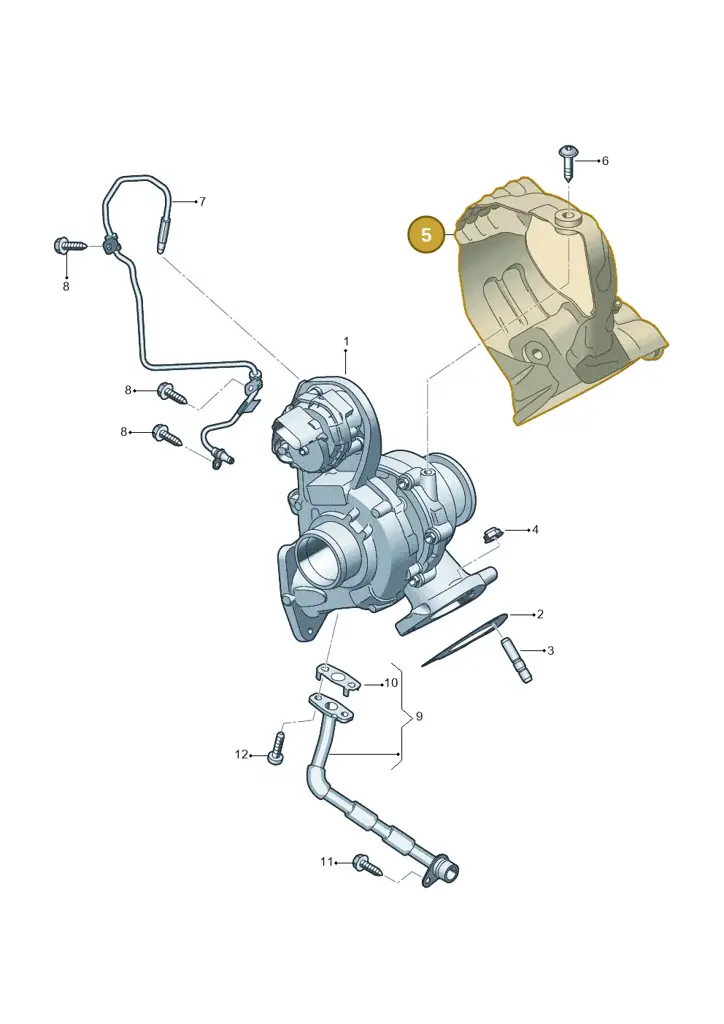 0XW253041F — Volkswagen Amarok twin cab (2022-) diagram 2hb145301, position 5