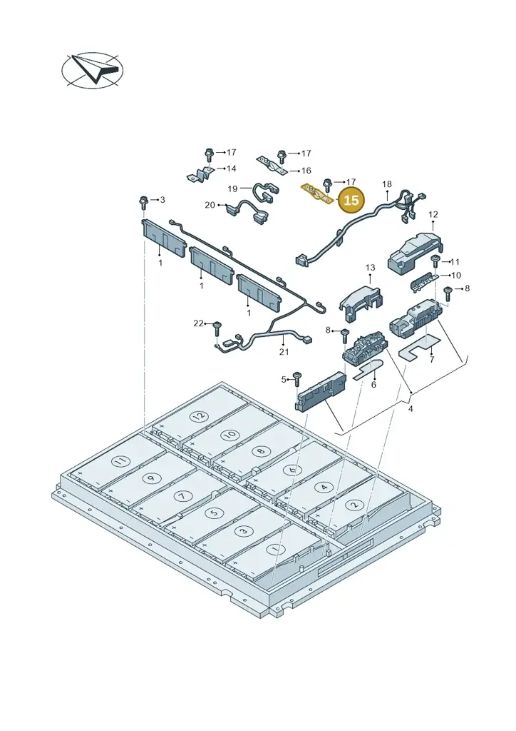 0Z1915139N — Volkswagen ID.7 Limousine Pro (2023-) diagram 082915081, position 15