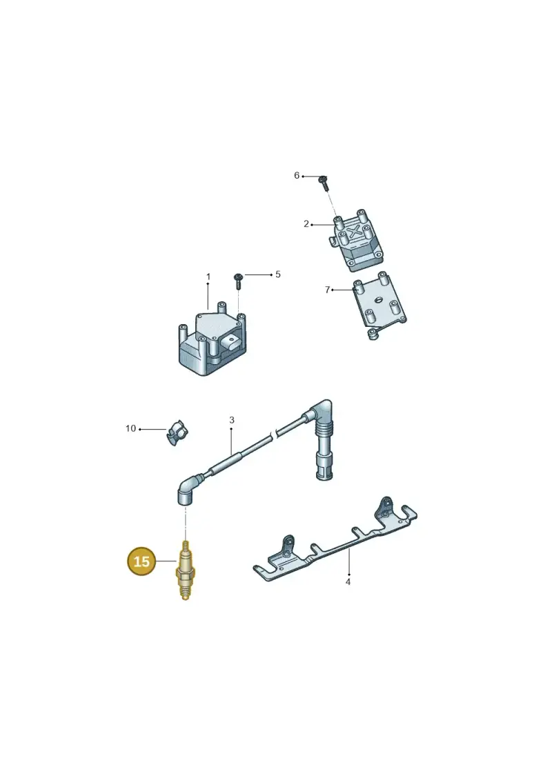 101905609 — Volkswagen Parati (2010-) diagram 369905000, position 15