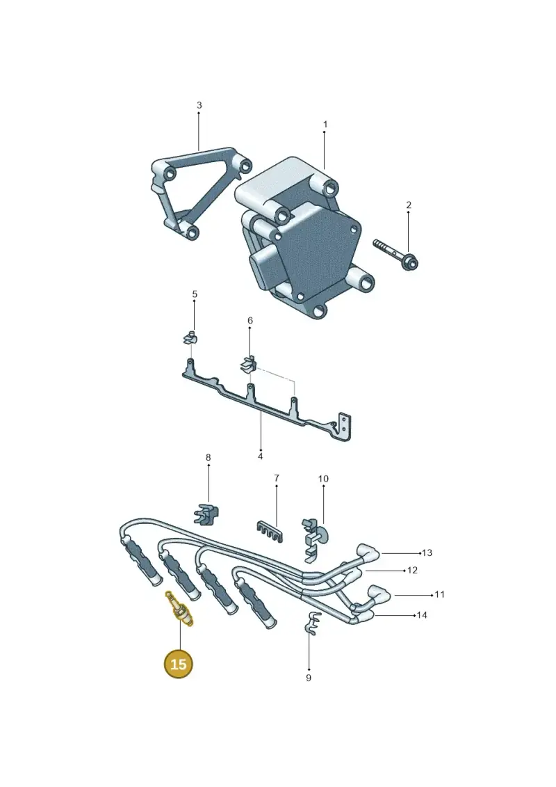 101905609 — Volkswagen Voyage (2011-) diagram 388905000, position 15