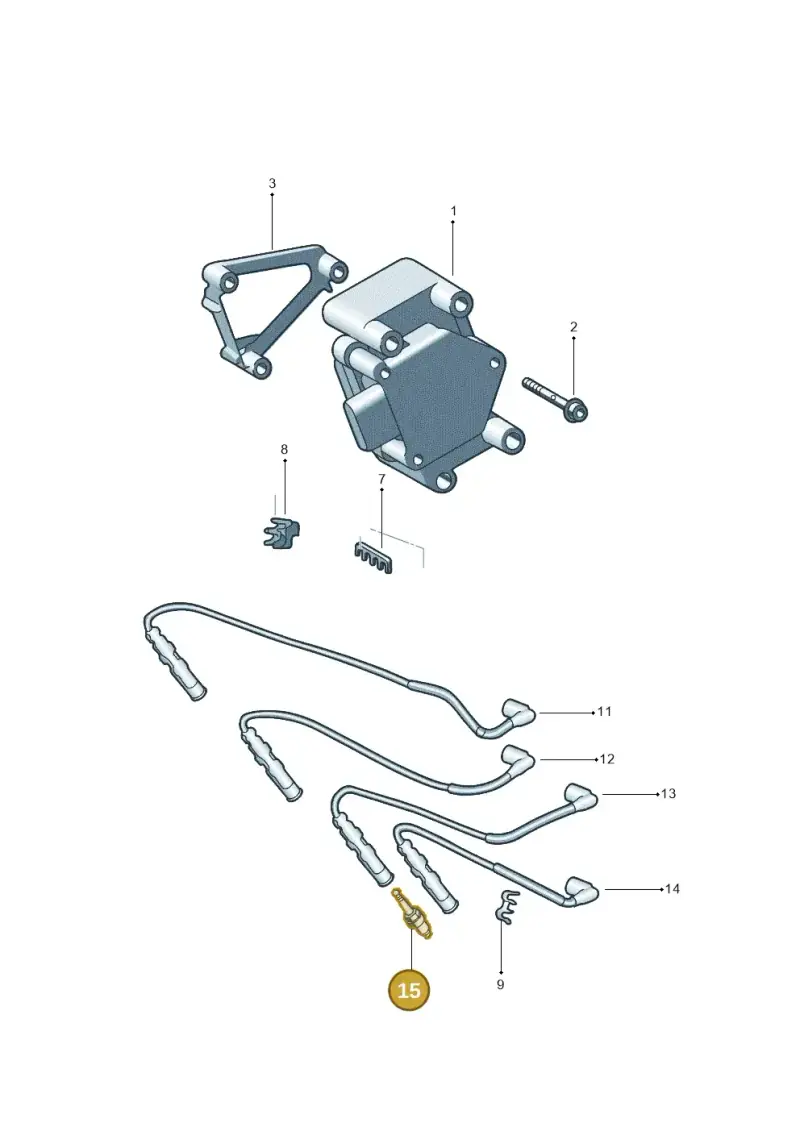 101905609 — Volkswagen Saveiro (2013-) diagram 553905010, position 15
