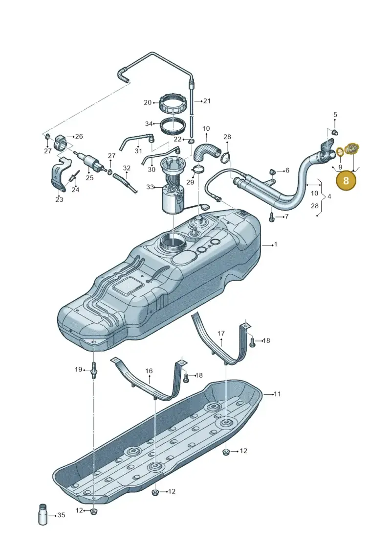 107201551FG — Volkswagen Amarok twin cab (2022-) diagram 894201700, position 8