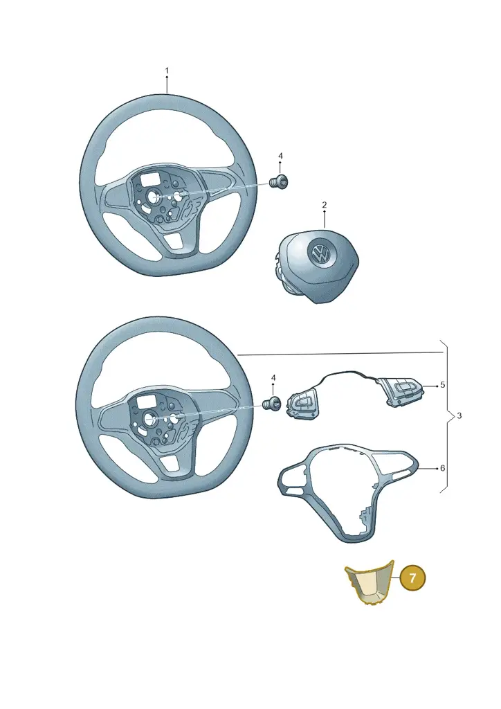 10A419659TBZ — Volkswagen ID.4 Pro (2020-2023) diagram 587419020, position 7