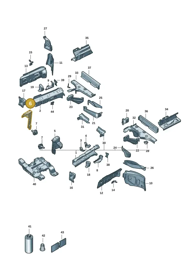 10A803714 — Volkswagen ID.3 Pro (2019-2024) diagram 10a803000, position 6