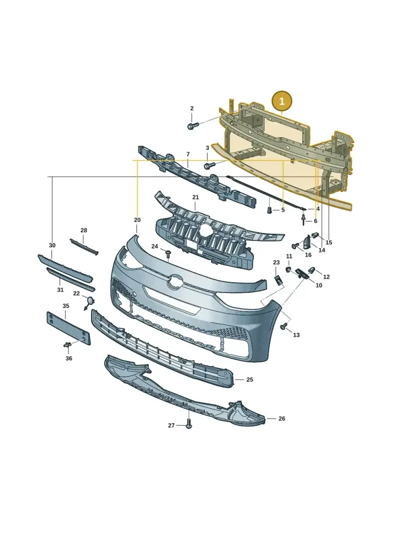 10A807109D — Volkswagen ID.3 Pro (2019-2024) diagram 10a807000, position 1