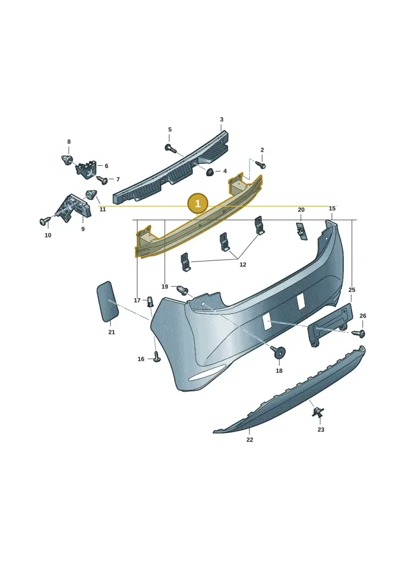 10A807305 — Volkswagen ID.3 Pro (2019-2024) diagram 10a807050, position 1