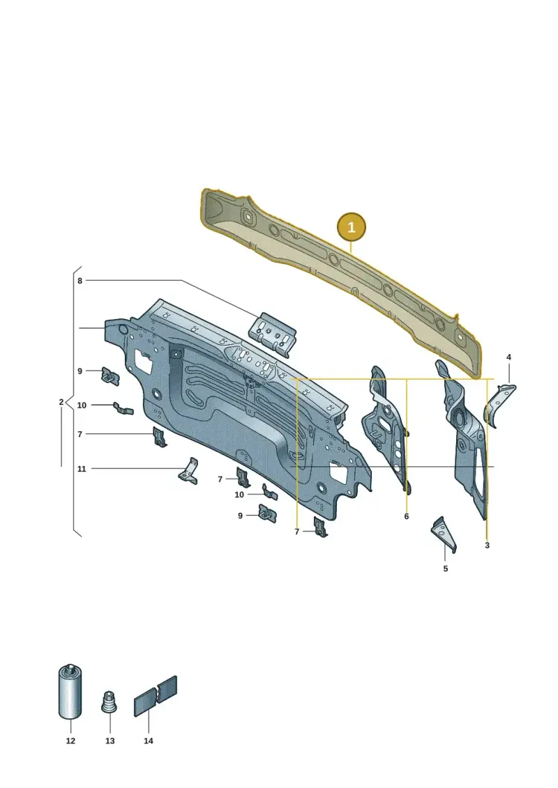 10A813309 — Volkswagen ID.3 Pro (2019-2024) diagram 10a813000, position 1