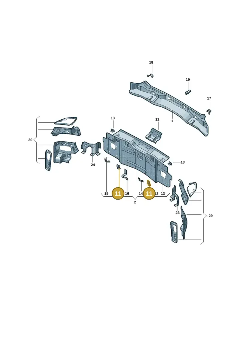 10A813745 — Volkswagen ID.4 X (2020-) diagram 11d813000, position 11