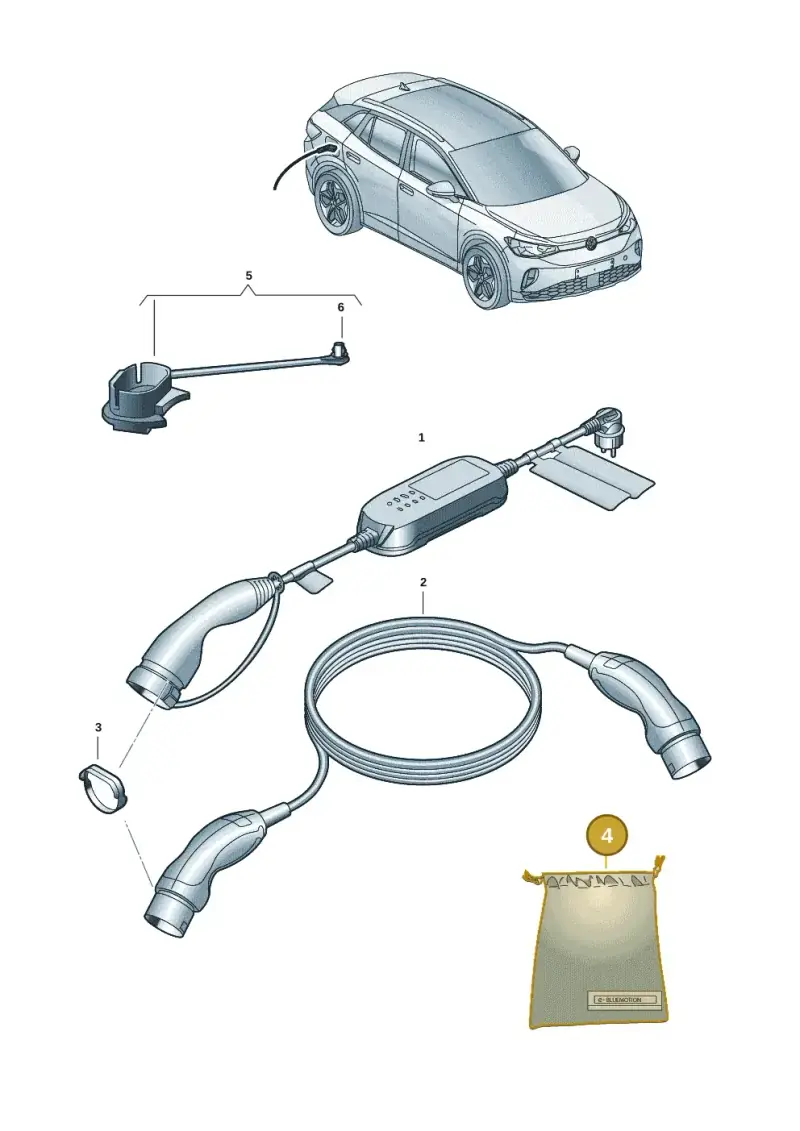 10A860252 — Volkswagen ID.4 Pro (2020-2023) diagram 11a970000, position 4