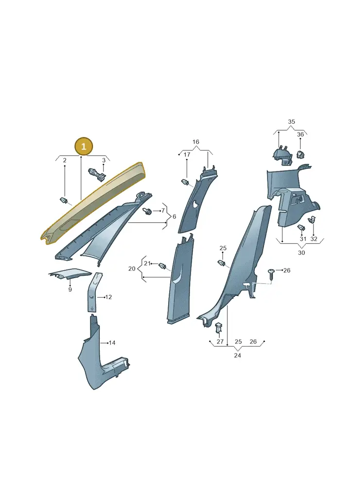 10A867234F4PK — Volkswagen ID.3 Pro (2019-2024) diagram 10a867065, position 1