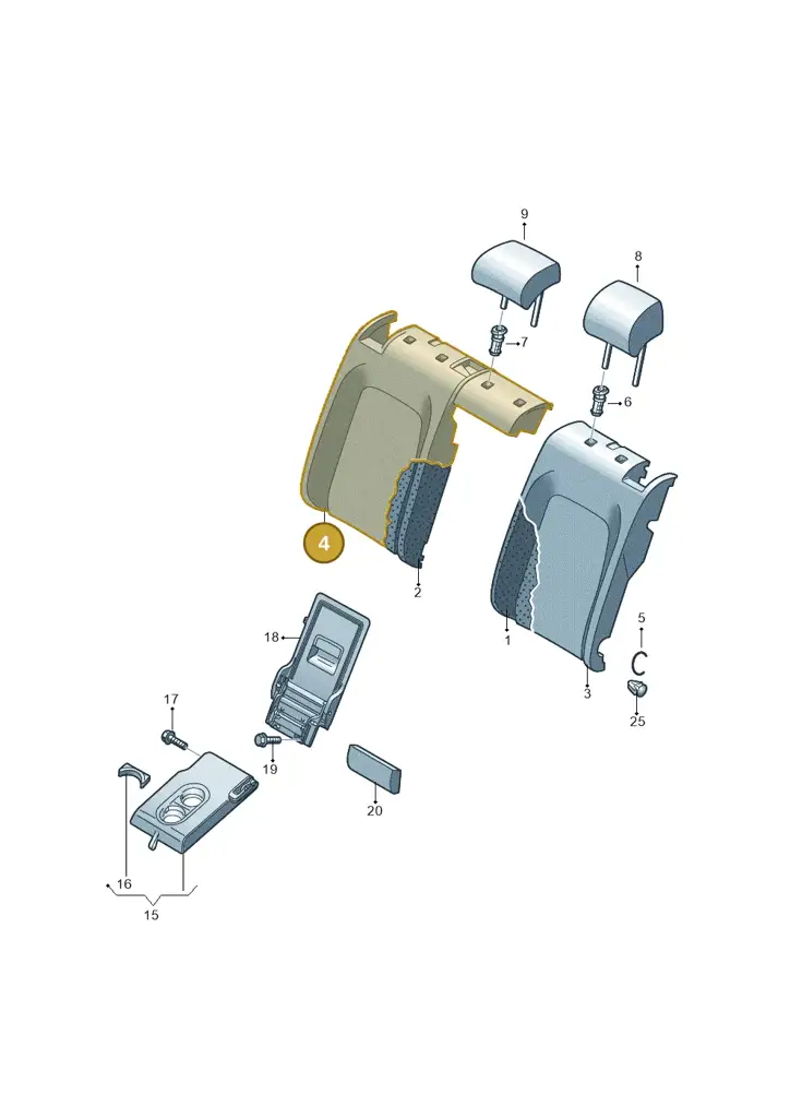 10A885806BBQIG — Volkswagen ID.3 Pro (2019-2024) diagram 813885800, position 4