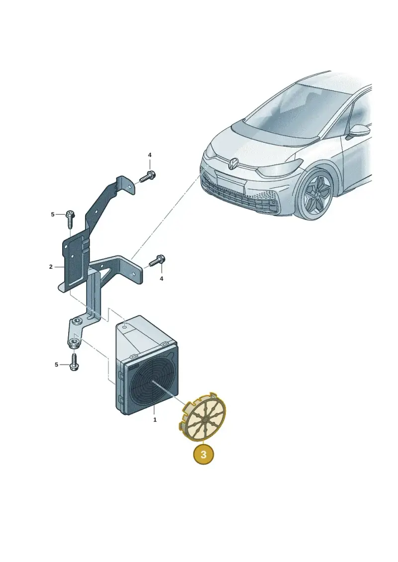10A941775 — Volkswagen ID.3 Pro (2019-2024) diagram 10a035080, position 3