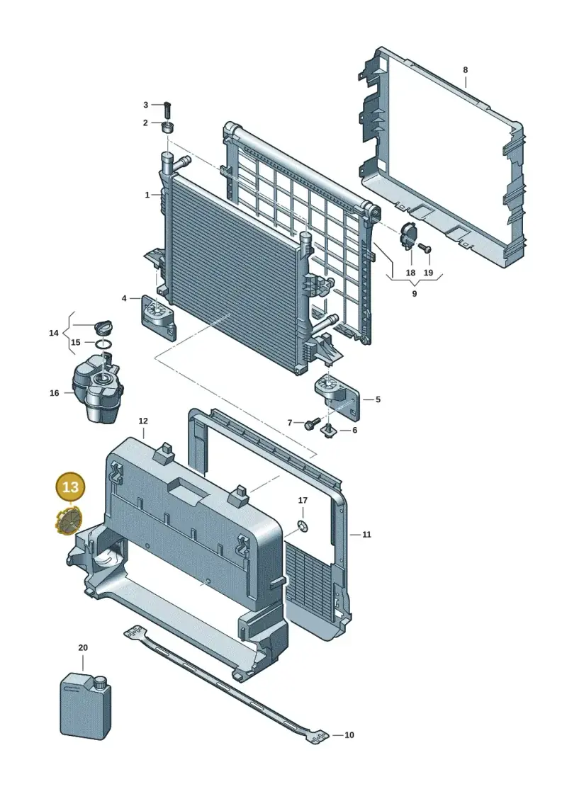 10A941775 — Volkswagen ID.4 Pro (2020-2023) diagram 10a122100, position 13