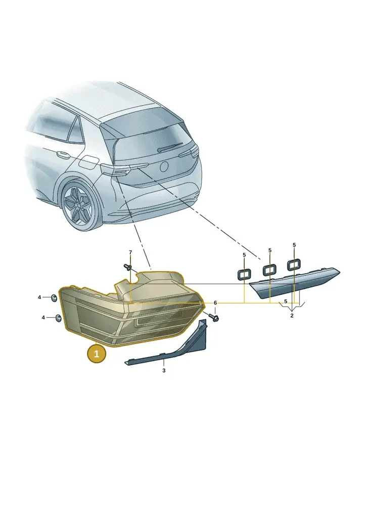 10A945096B — Volkswagen ID.3 Pro (2019-2024) diagram 10a945000, position 1