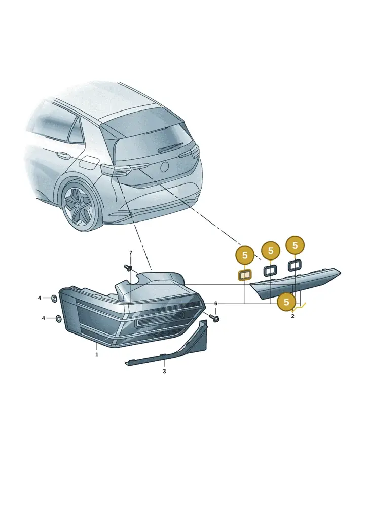 10A945197 — Volkswagen ID.3 Pro (2019-2024) diagram 10a945000, position 5