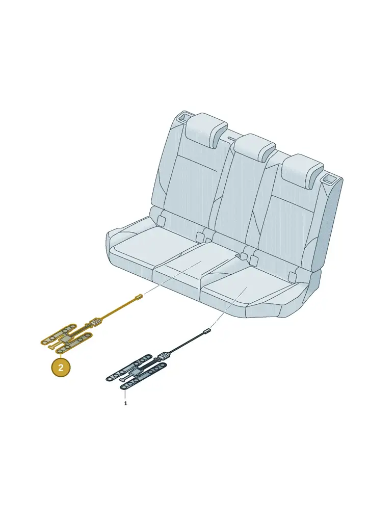 10A963554A — Volkswagen Passat estate (2023-) diagram 2f0963100, position 2