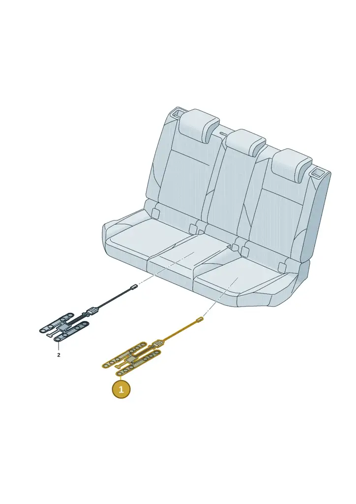 10A963554 — Volkswagen Passat estate (2023-) diagram 2f0963100, position 1