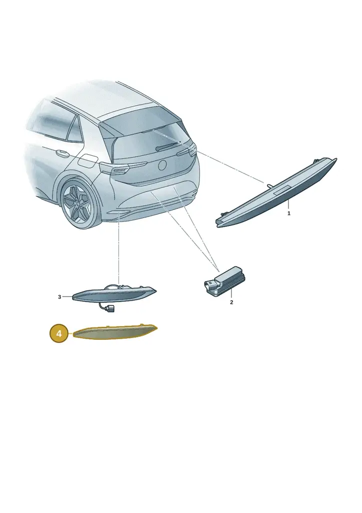 10B945702 — Volkswagen ID.3 Pro (2019-2024) diagram 10a945020, position 4