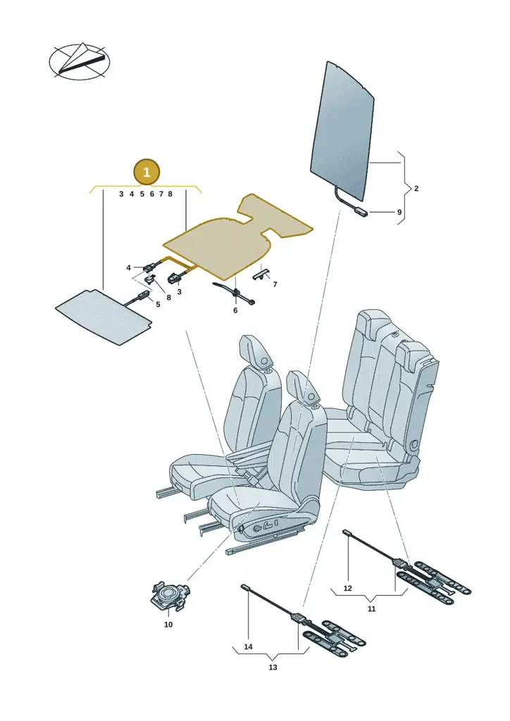 10E963555 — SEAT CUPRA Born (2021-) diagram 10a963000, position 1