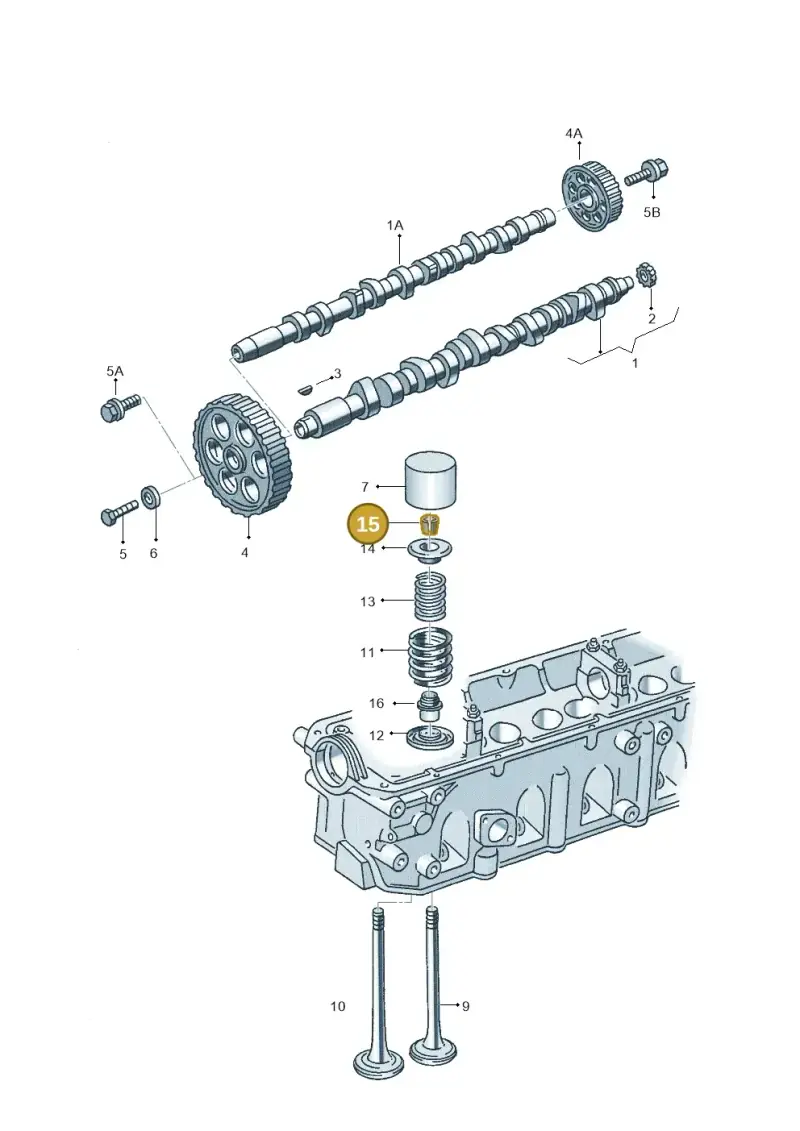113109651A — Volkswagen LT, LT 4X4 (2003-2006) diagram 117109200, position 15