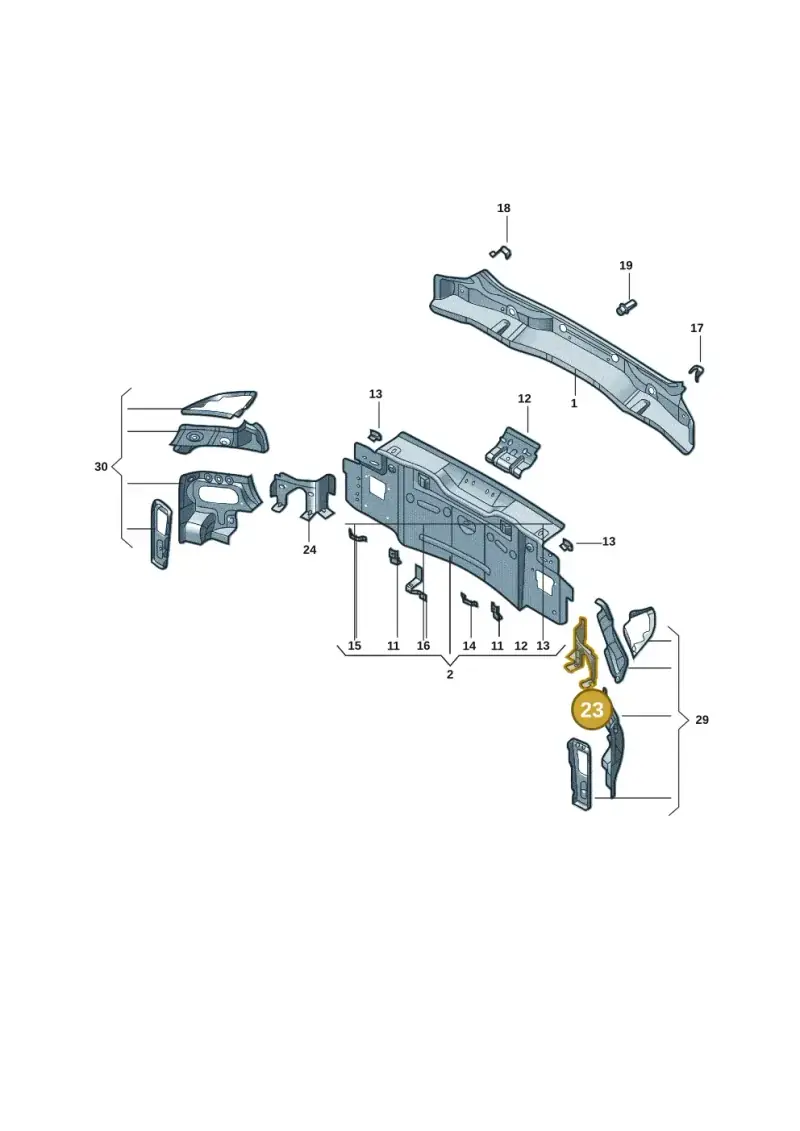 11A804749 — Volkswagen ID.4 X (2020-) diagram 11d813000, position 23