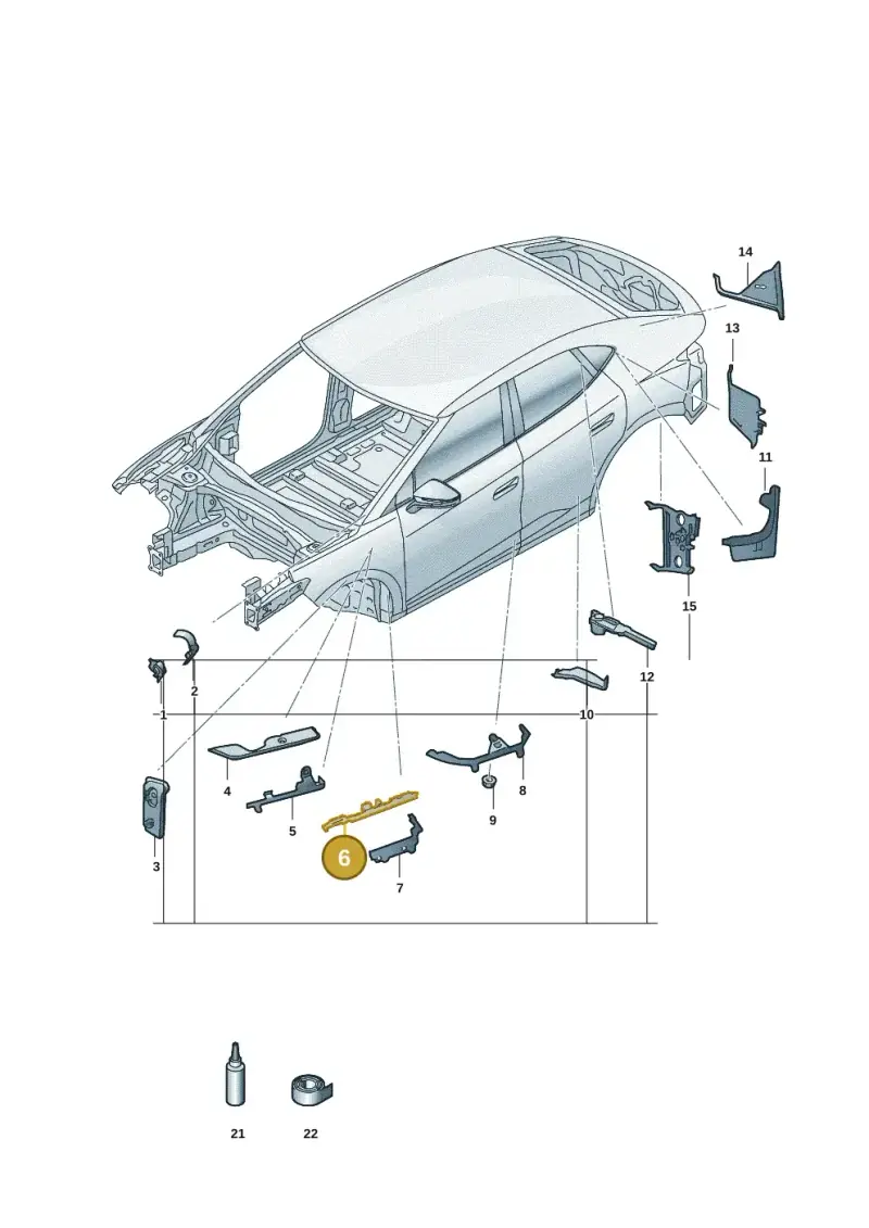 11A864561 — Volkswagen ID.UNYX (2024-) diagram 11h864000, position 6