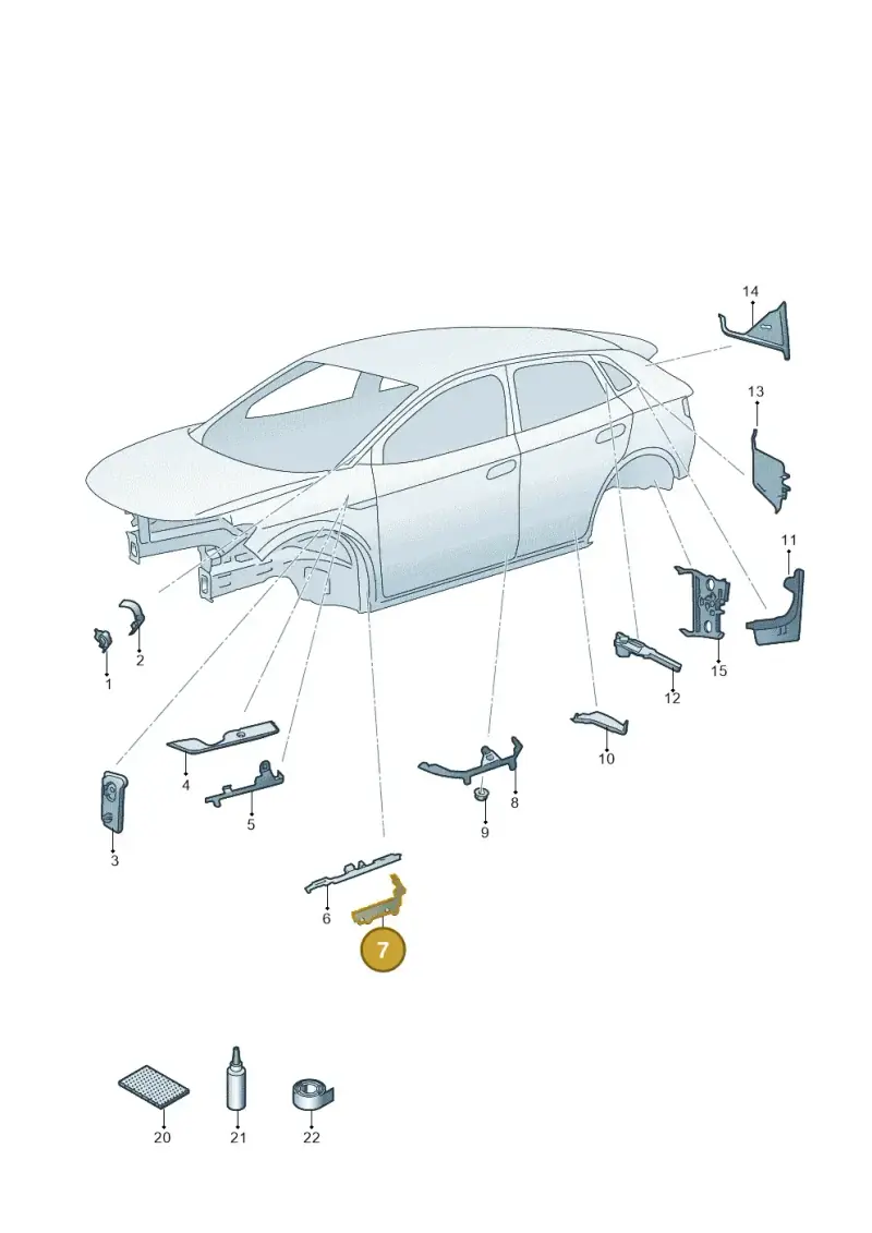 11A864565 — Volkswagen ID.4 Pro (2020-2023) diagram 11a864000, position 7