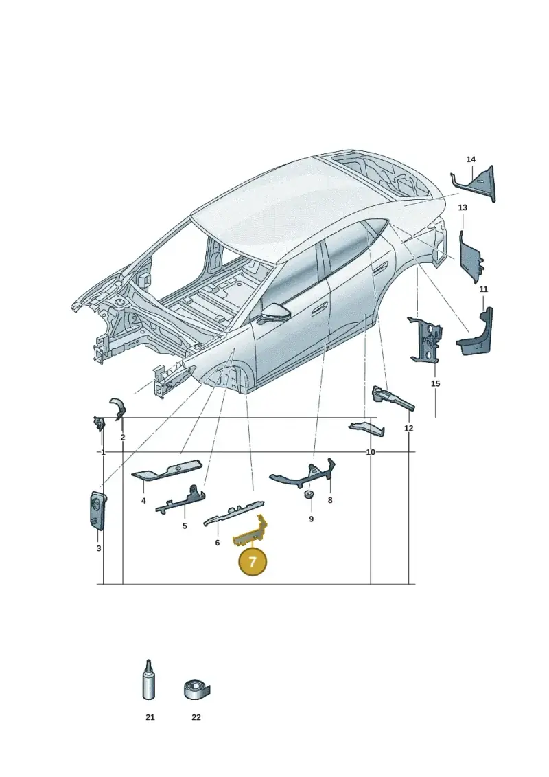 11A864566 — Volkswagen ID.UNYX (2024-) diagram 11h864000, position 7
