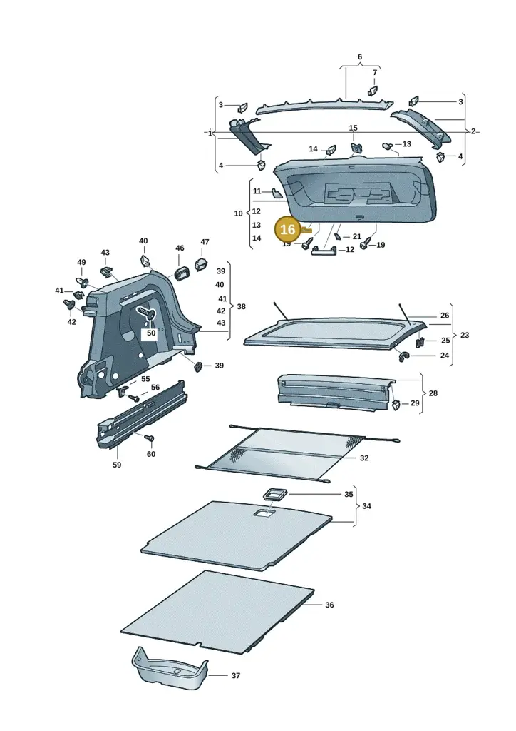 11A8671404PK — Volkswagen ID.4 Pro (2020-2023) diagram 11a867080, position 16