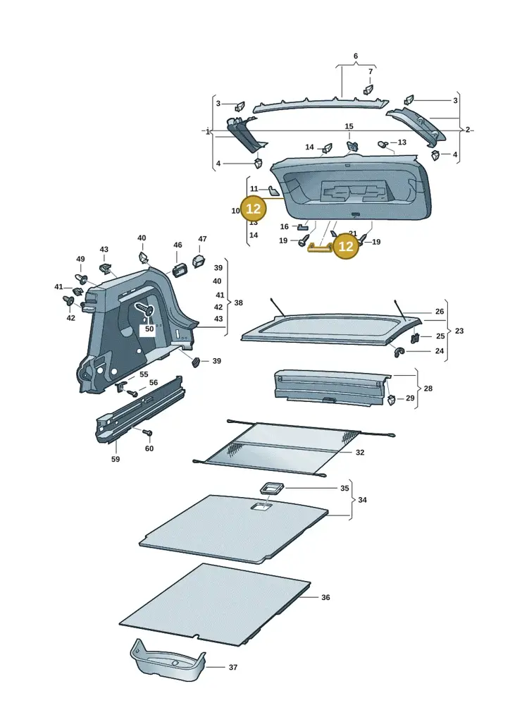 11A8676214PK — Volkswagen ID.4 Pro (2020-2023) diagram 11a867080, position 12